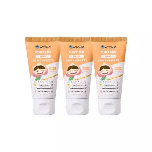 [아토앤오투] 프로 에이치에이 불소 키즈치약(복숭아향) 50g 1+1+1 1,000ppm