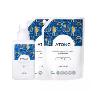 [아토앤오투] 프리미엄 아기 세탁세제 본품 1개+리필 2개 세트(무향)