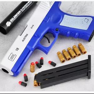 UB 글록 소음기 너프건 탄피 재장전 놀이 서바이벌 장난감총 gift