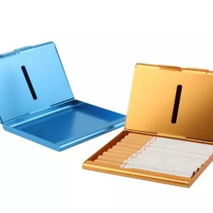 심플 알루미늄 담배케이스 골드 보관함 궐련형 일반담배