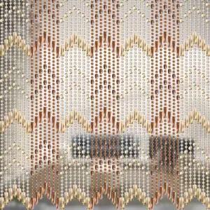 럭셔리 비즈발 구슬 커튼 가림막 주방 화장실 문발 메인 사진 금괴 샴페인 커피색 폭 1m