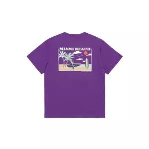 내셔널지오그래픽 키즈 K222UTS630 핫 썸머 컨셉 반팔 티셔츠 3 PURPLE