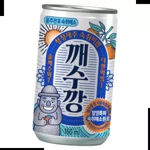 청정제주 롯데 숙취해소 깨수깡 160mlx6캔x3박스