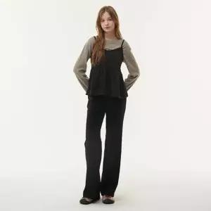 [백화점 정품] 플라스틱아일랜드 [LUEUR] 코듀로이 반밴딩 부츠컷 팬츠 PQ4WP163