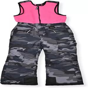 북극 퀘스트 폴라 플리스 방수 보온 남녀 공용 스키 스노우 빕 팬츠 오버롤