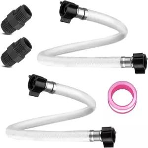 9459101 RV 워터 펌프 소음기 호스 키트 36인치 셔플로 교체 펌프와 배관 시스템 사이에 장착하여 원치