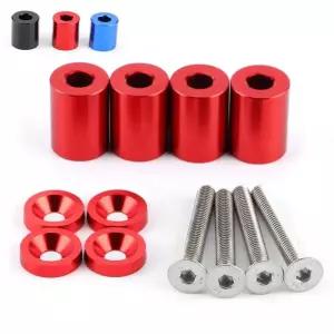 본넷덕트 알루미늄 합금 보닛 라이저 후드 벤트 스페이서 나사 키트 레이싱 레이저용 개조 부품 차량용