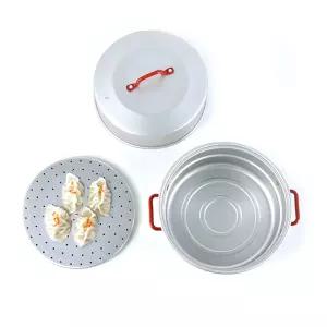 알루미늄 일식 찜기 18cm 찜솥 찜냄비 만두 계란찜 주방 용품