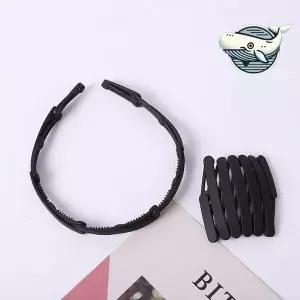 여성용 슬림 폴딩 헤어 밴드 스타일리시한