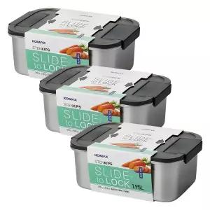 코멕스 스텐킵스 슬라이드 투락 직사각(기본형) 1.95L X 3개