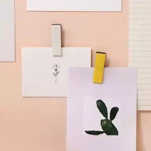 롱 마그넷 클립 냉장고 자석 집게 세트