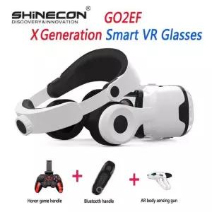 Shinecon 헤드셋 스마트글라스  GO2EF Xth 세대 VR 안경 RV 가상 현실 3D 게임 비보