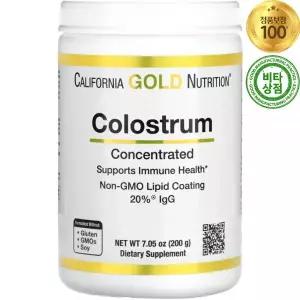 캘리포니아골드뉴트리션 콜로스트럼 초유 단백질 200g Colostrum Concentrated