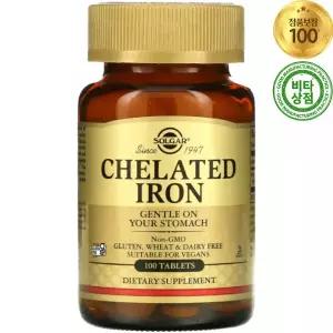 솔가 킬레이트 철분 아이언 Iron 100정