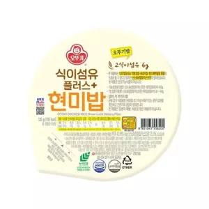 오뚜기밥 식이섬유 플러스 현미밥 130g 18개