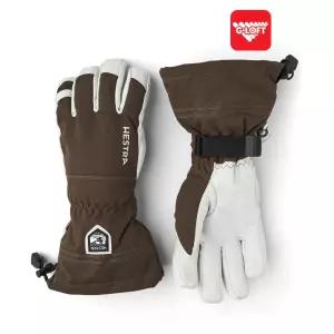 헤스트라 스키 스노보드 가죽 장갑 아미 레더 헬리 에스프레소