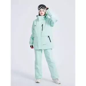 최신 스노우보드복 방수 자켓 방한 세트 이월보드복 라이트핑크상의단품 XS