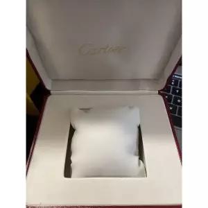 미국 빈티지 까르띠에 레드 가죽 시계 케이스 빈 상태 256881300226