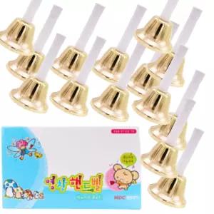 골드 핸드벨 세트 20음 유치원 어린이집 초등학교 음악 교구 학교