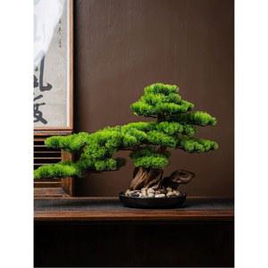 손님맞이 소나무 식물분재 트리 조경객실 현관 사무실 실내경관 소품 인테리어