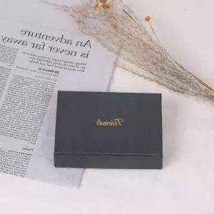 악세사리 귀걸이 반지 소형 선물 포장 블랙 무광 고급 종이 케이스