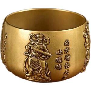 황동 사천왕 순수 구리 순수구리 성수 고사 선물 4개 성수잔 기도 반상기 식기 장식