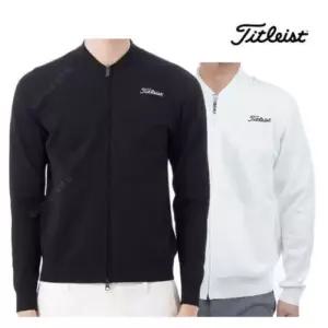 타이틀리스트 남성 풀 니트 집업