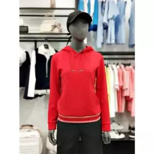 볼빅 여성 로고스트링 후드 티셔츠 VLTSO951_RE