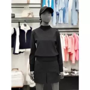 볼빅 여성 반넥 폼엠로고포인트 티셔츠 VLTSO903_BK