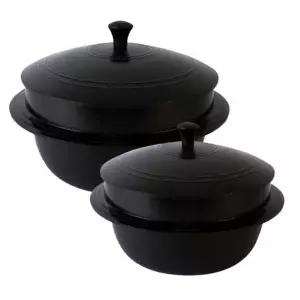 [콩심팥심]누룽지가마솥 가마솥 3size 냄비 돌솥 돌솥밥 한상인덕션 밥솥