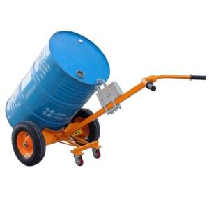 드럼운반차 드럼통 산업용 드럼리프트 오일 카트 드럼통용 끌차 단일 드럼 철제통