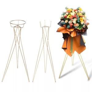 꽃다발 삼각대 화환 전시대 화환거치대 진열대 받침대 스탠딩 바늘판 바구니 1개 일체형