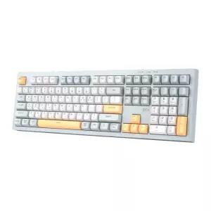 지클릭커 오피스프로 WK50 사일런스 M RGB 무소음 방수 무선 블루투스 키보드 Navy Blue RC1 108키