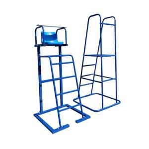 심판 의자 높은 심판석 테니스 장비 체어 감시대 배구 경기장 족구 블루 시합 사다리