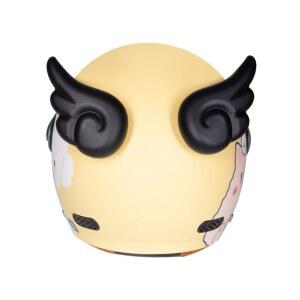 전기차 헬멧 날개 장식 카시트 기관차 9호 엠마데빌 여름 개조 개성있는 대나무 땋은