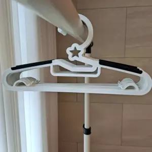 국산 어린이 옷걸이 아동 키즈 논슬립 유아옷걸이 50개 블랙 화이트 넥타이 스카프