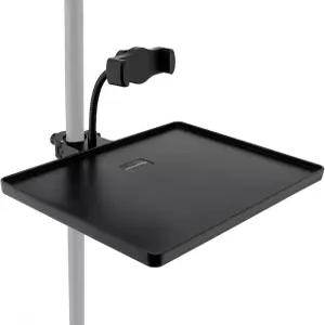 라이브 스트리밍 무대 악보 노래방 녹음 팟캐스트를 위한 유틸리티 선반 회사 랙 트레이에 휴대폰 홀더