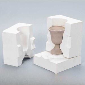 도자기석고틀 세라믹 그릇 화분 다리 금형 모형 몰딩컵 석고 석고틀 그라우팅화분 석고형