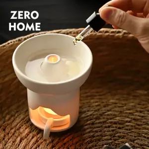 제로홈 세라믹 아로마 인테리어 화이트 선물용 디퓨저 방향제 오일램프