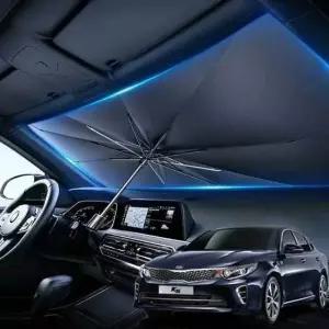 더뉴 K5 우산형 햇빛가리개 차량용 앞유리커버 암막 그늘막 앞유리햇빛가리개 운전석햇빛가리개