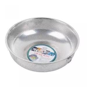 [골드스마일]스테인리스 배수 야채 세척 바구니 타공망 물빠짐 채반