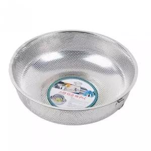 스테인리스 배수 야채 세척 바구니 타공망 물빠짐 채반