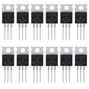 12Pcs IRFZ44N IRFZ44 파워 MOSFET 트랜지스터 IRFZ44NPBF N채널 정류기 49A 55V 3핀 MOS 전계 효과 튜브