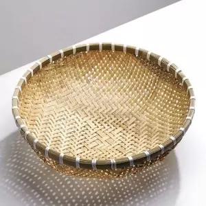 소쿠리 정겨운 대나무 광주리 50cm 대형 채반 바구니