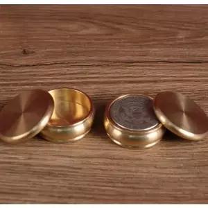 부처 오키토  보스턴 세트 하프 달러 사이즈 마술 트릭 클로즈업 일루젼 기믹 소품 멘탈리즘 코인 페네트레