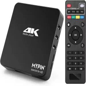 4K@60Hz MP4 미디어 플레이어 지원 8TB HDD/256G USB 드라이브/SD 카드(HDTV/PPT MKV AVI H.265-광고