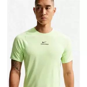 나이키 NIKE 프로 트레이닝 드라이 핏 반소매 탑 M - 라이트 리퀴드 라임 블랙 HV0410-360 2544368