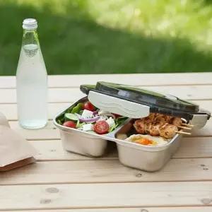 500114 렌지 스텐 칸칸 밀폐용기 1,100ml