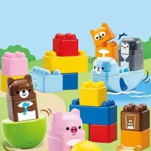 옥스포드 동물 블럭 조립 장난감 블록놀이 만들기