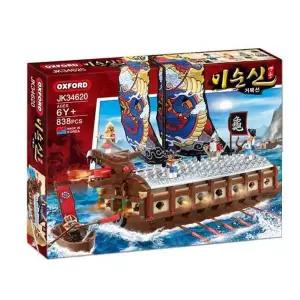 옥스포드 영웅 이순신 거북선 어린이 블럭 장난감